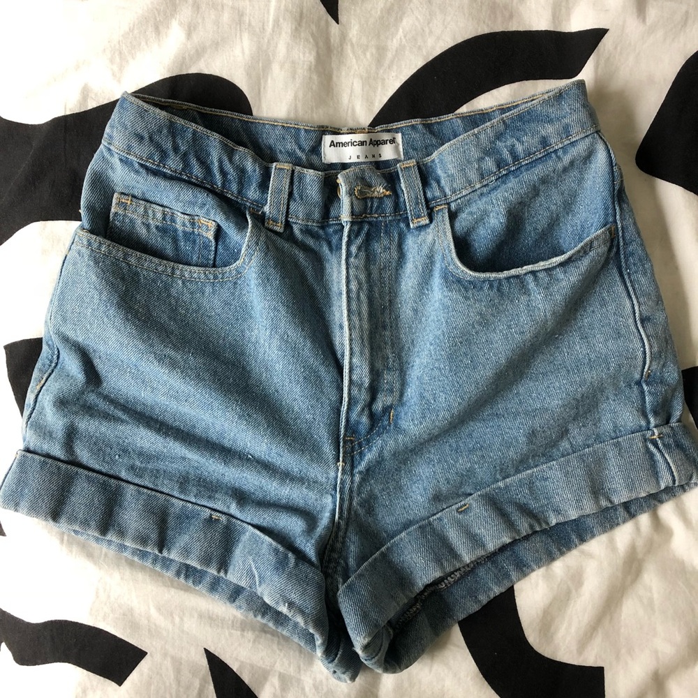 American Apparel denim shorts